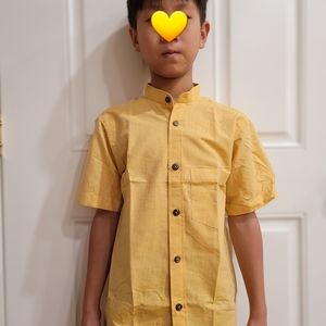 Cotton Shirt-Short sleeves